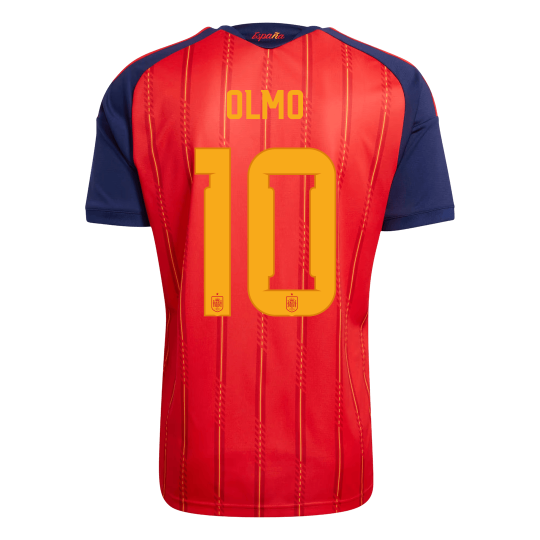 Camiseta OLMO #10 Spain 2026 Primera Equipación Copa del Mundo - Version Hincha - Calidad premium