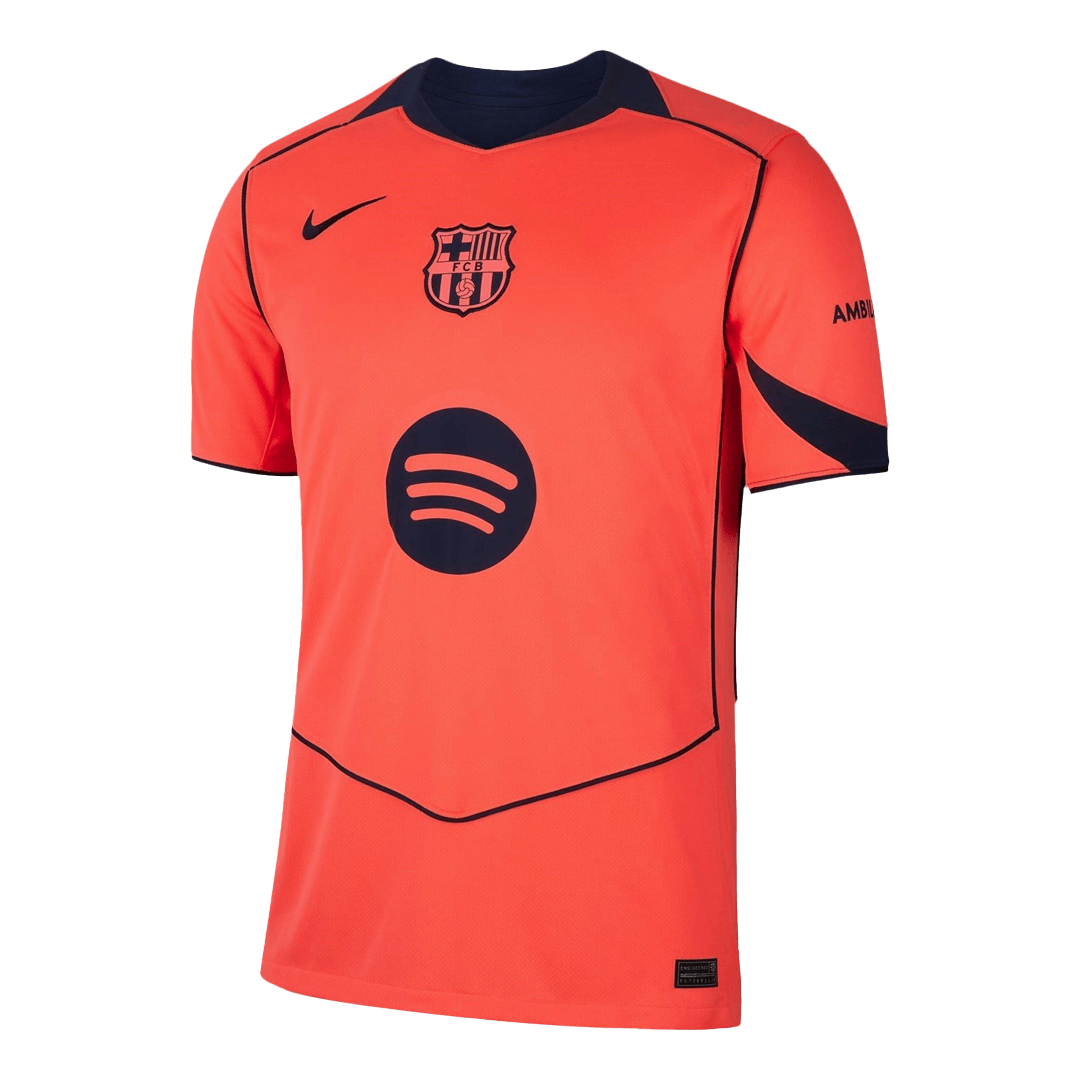 UCL Camiseta LEWANDOWSKI #9 Barcelona 2025/26 Tercera Equipación - Versión Hincha