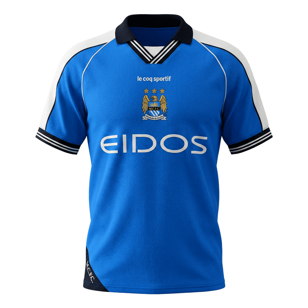 Retro 1999/01 Manchester City Primera Equipación camiseta de fútbol 2025/26