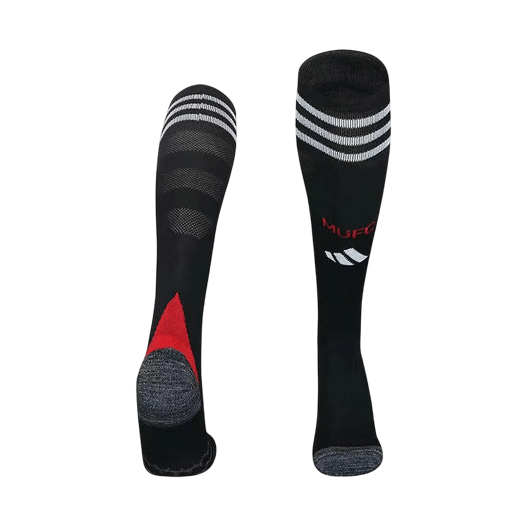 Manchester United Primera Equipación Soccer Calcetines Infantiles 2025/26