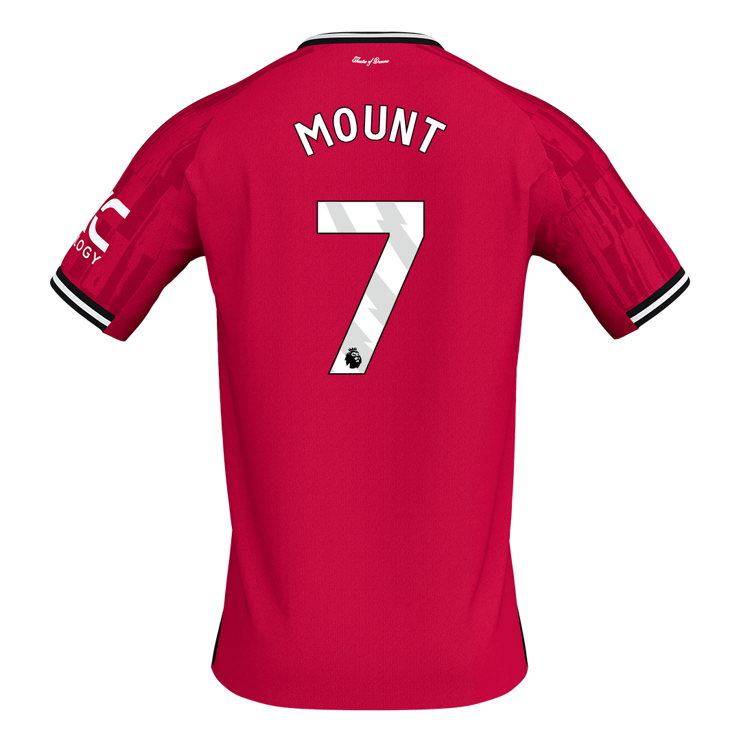 Camiseta MOUNT #7 Manchester United 2025/26 Primera Equipación - Version Hincha - Calidad premium