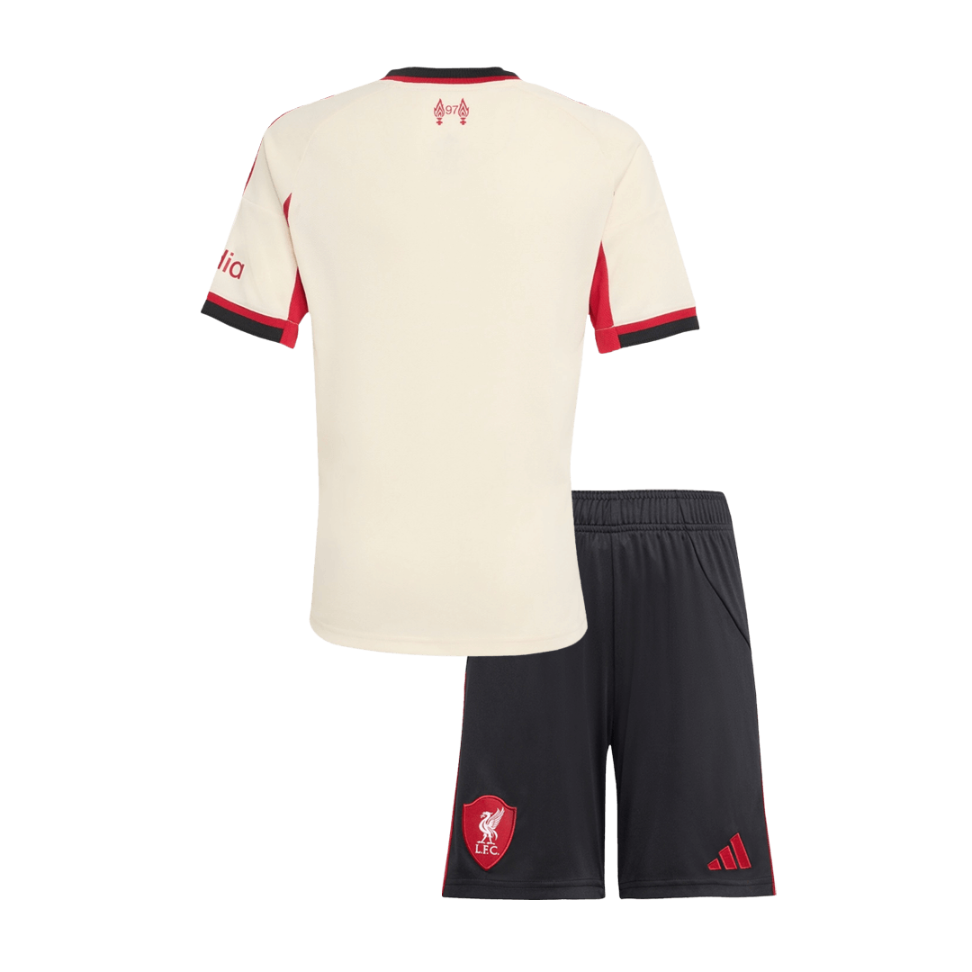 Miniconjunto Liverpool 2025/26 Segunda Equipación Niño-Camisetas Pasion Shop