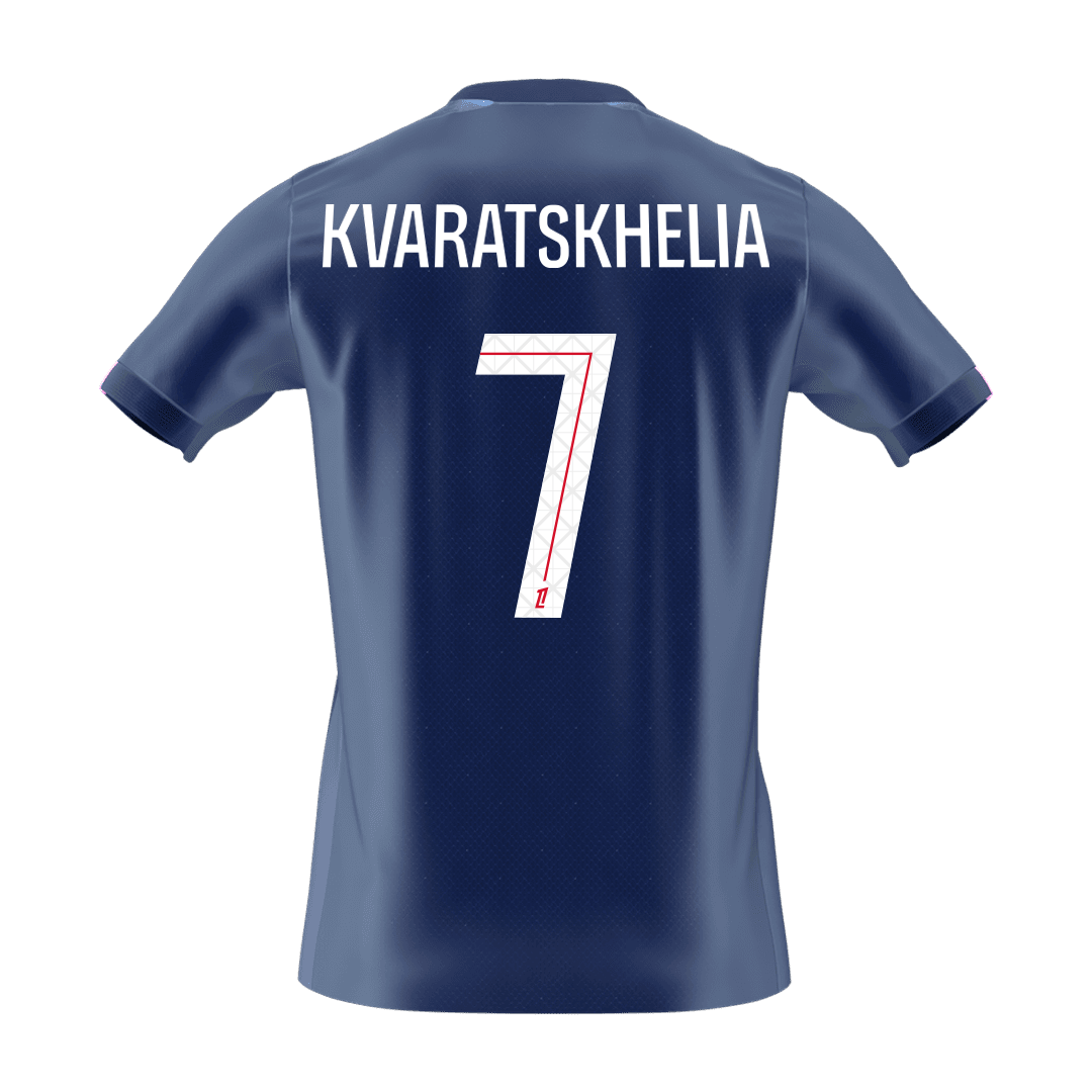 Calidad Premium Camiseta KVARATSKHELIA #7 PSG 2025/26 Primera Equipación-Versión Hincha-Camisetas Pasion Shop