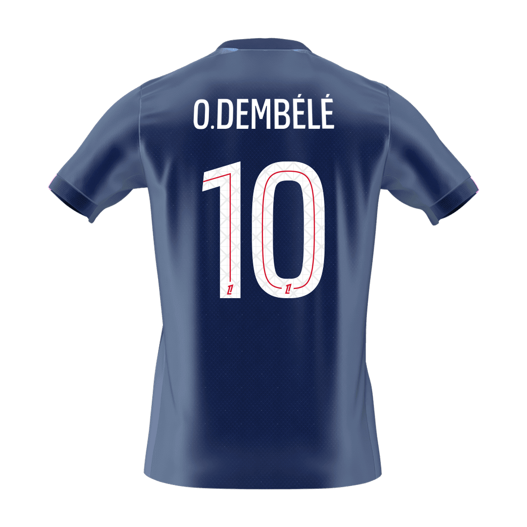 Calidad Premium Camiseta O.DEMBÉLÉ #10 PSG 2025/26 Primera Equipación-Versión Hincha-Camisetas Pasion Shop