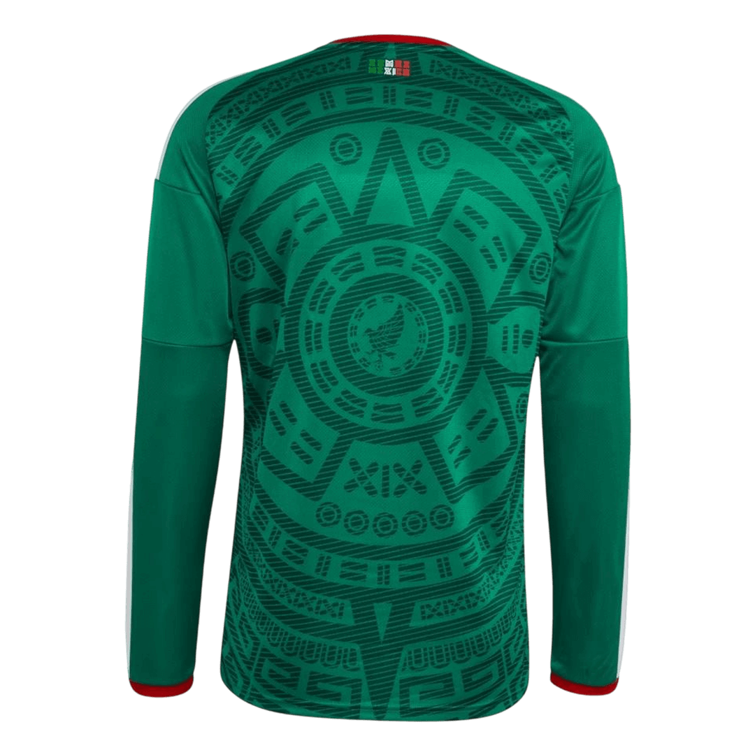 Manga Larga Mexico 2026 Primera Equipación Copa del Mundo - Version Hincha
