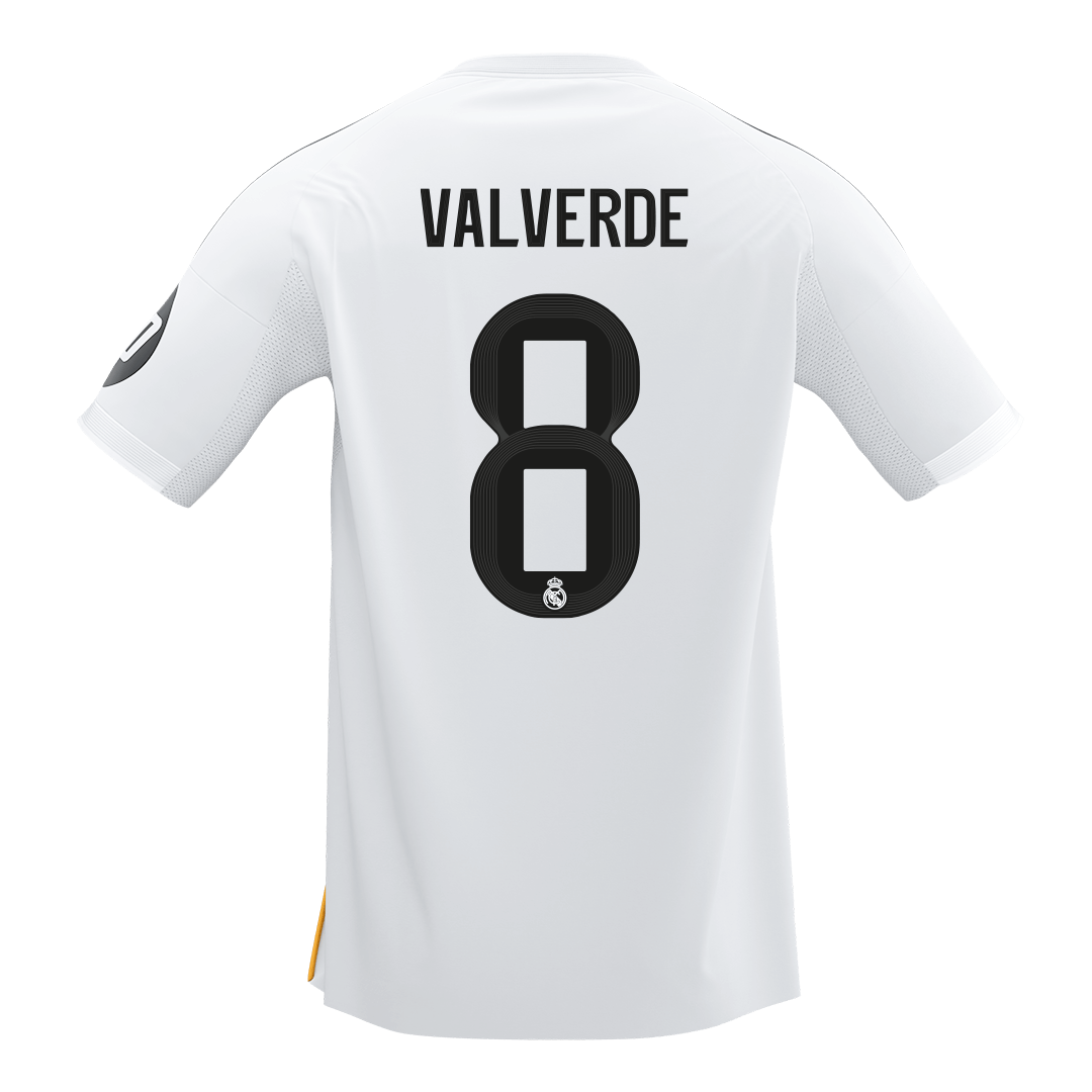 Calidad Premium Camiseta VALVERDE #8 Real Madrid 2025/26 Primera Equipación-Versión Hincha-Camisetas Pasion Shop