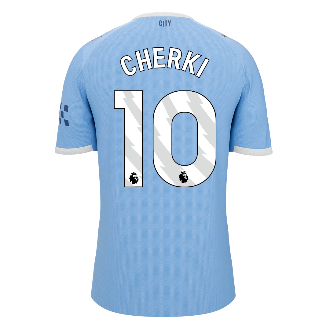 Camiseta CHERKI #10 Manchester City 2025/26 Primera Equipación - Version Hincha - Calidad premium