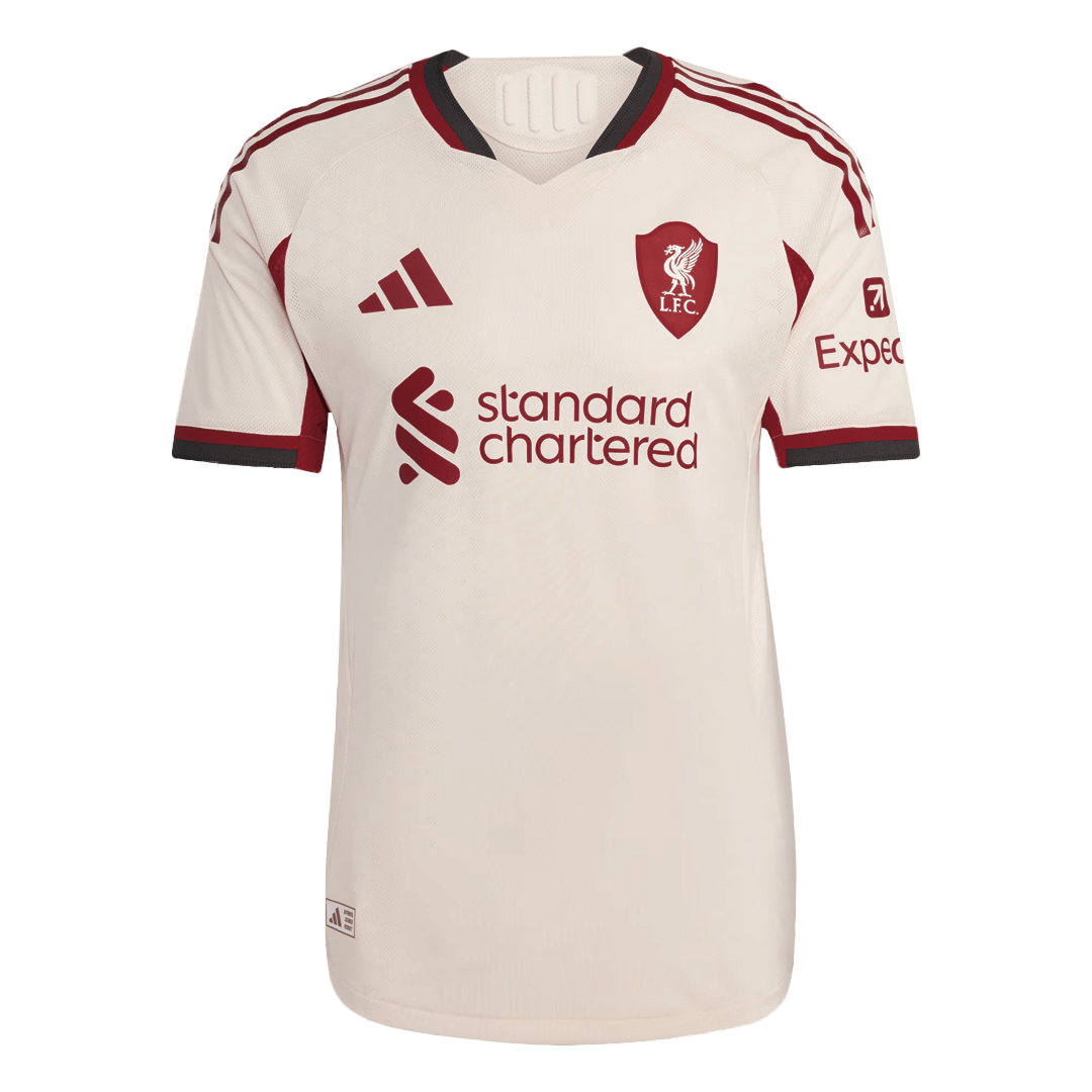 Tricouri Fotbal Liverpool SZOBOSZLAI #8 Deplasare 2025/26 Authentic