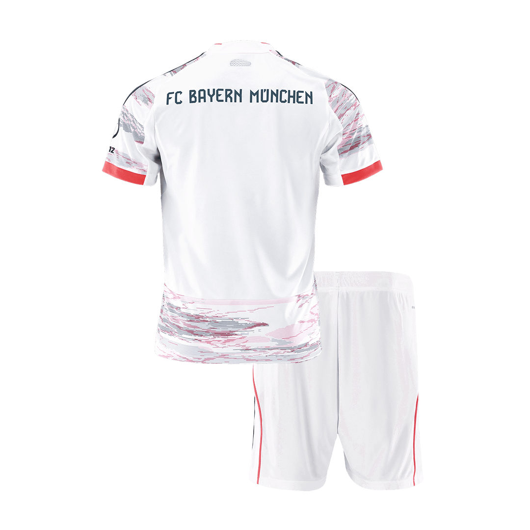 Set Tricouri Fotbal Bayern Munchen Deplasare 2025/26 Pentru Copii