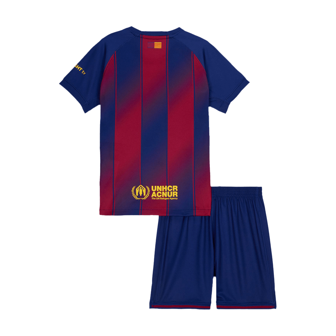 Miniconjunto Barcelona 2025/26 Primera Equipación Niño-Camisetas Pasion Shop
