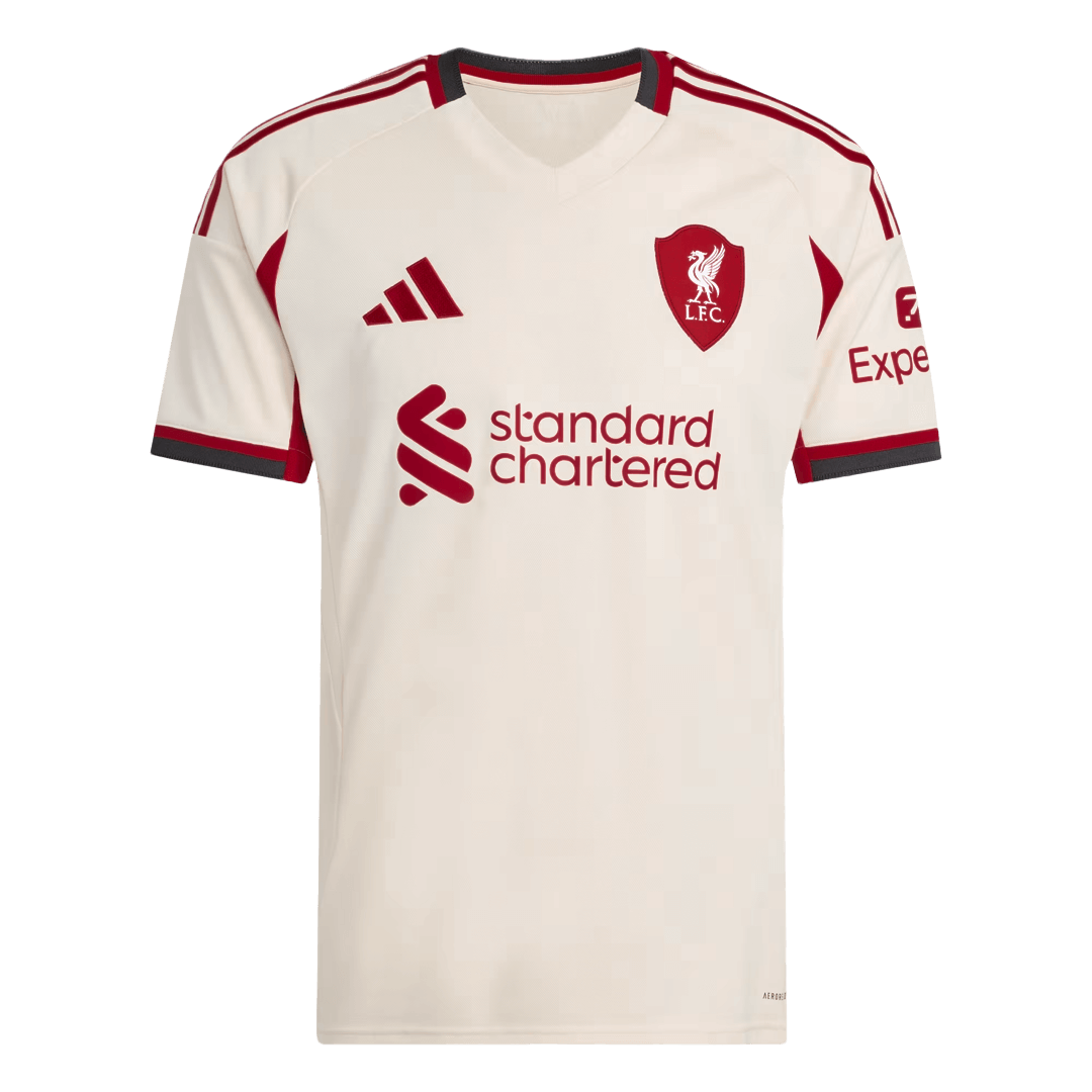 Tricouri Fotbal Liverpool GAKPO #18 Deplasare 2025/26