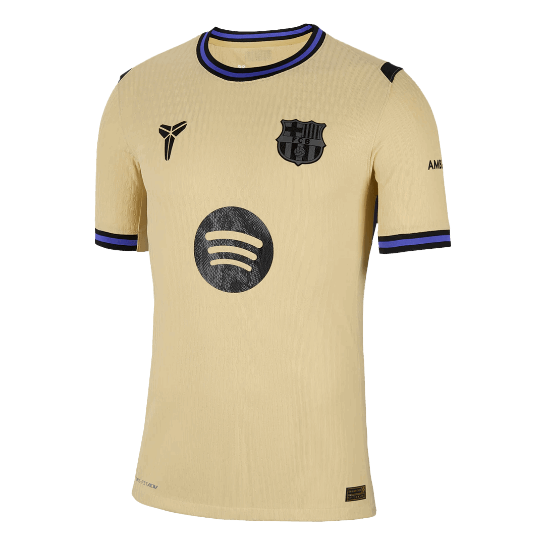 UCL Camiseta Auténtica RASHFORD #14 Barcelona 2025/26 Segunda Equipación-Versión Jugador-Camisetas Pasion Shop
