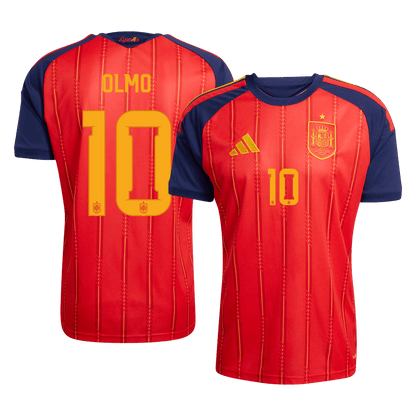 Camiseta OLMO #10 Spain 2026 Primera Equipación Copa del Mundo - Version Hincha - Calidad premium