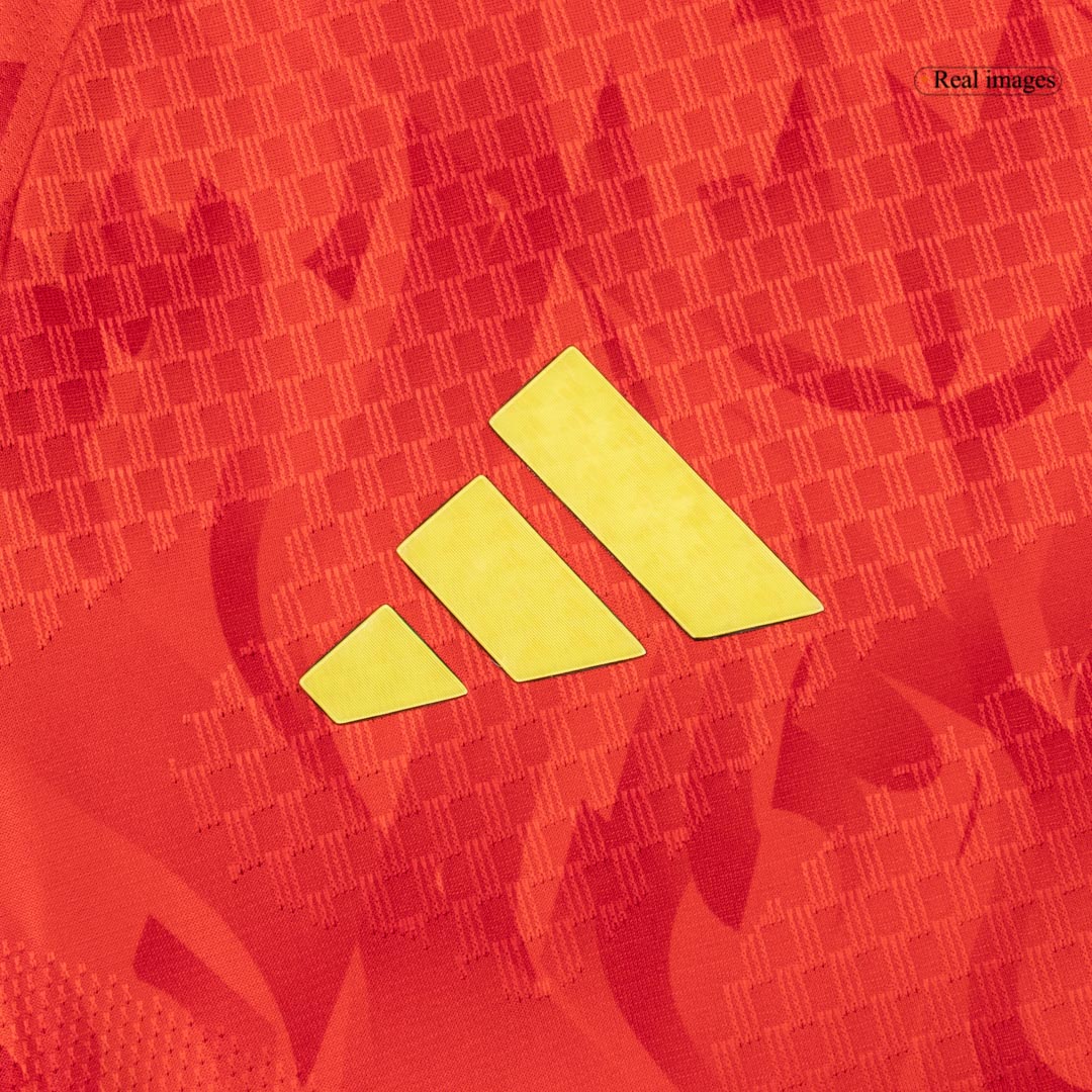 Camiseta Auténtica DE BRUYNE #7 Belgium 2026 Primera Equipación Copa del Mundo - Version Jugador
