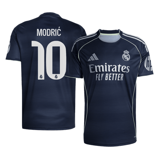 Calidad Premium Camiseta MODRIĆ #10 Real Madrid 2025/26 Segunda Equipación-Versión Hincha