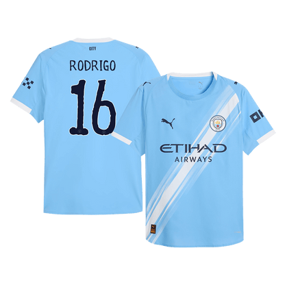 Camiseta RODRIGO #16 Manchester City 2025/26 Copa Mundial de Clubes Primera Equipación Hombre-Versió