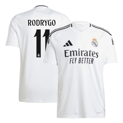 Camiseta Real Madrid 2024/25 Primera Equipación RODRYGO #11 - Versión Hincha