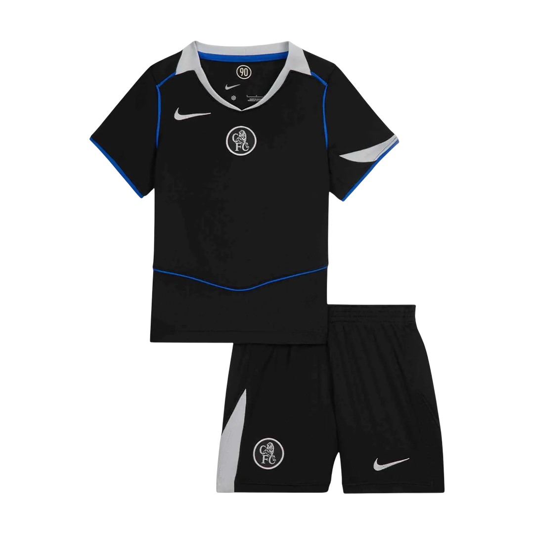 Conjunto Infantil Chelsea 2025/26 Tercera Equipación camiseta de fútbol
