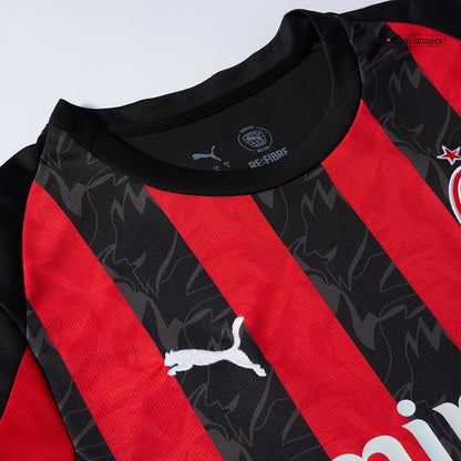 Conjunto AC Milan 2025/26 Primera Equipación (Camiseta + Pantalón Corto)-Camisetas Pasion Shop