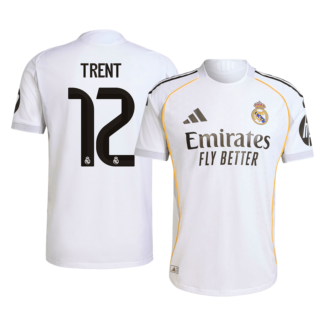 Camiseta TRENT #12 Real Madrid 2025/26 Primera Equipación Hombre - Versión Jugador-Camisetas Pasion Shop