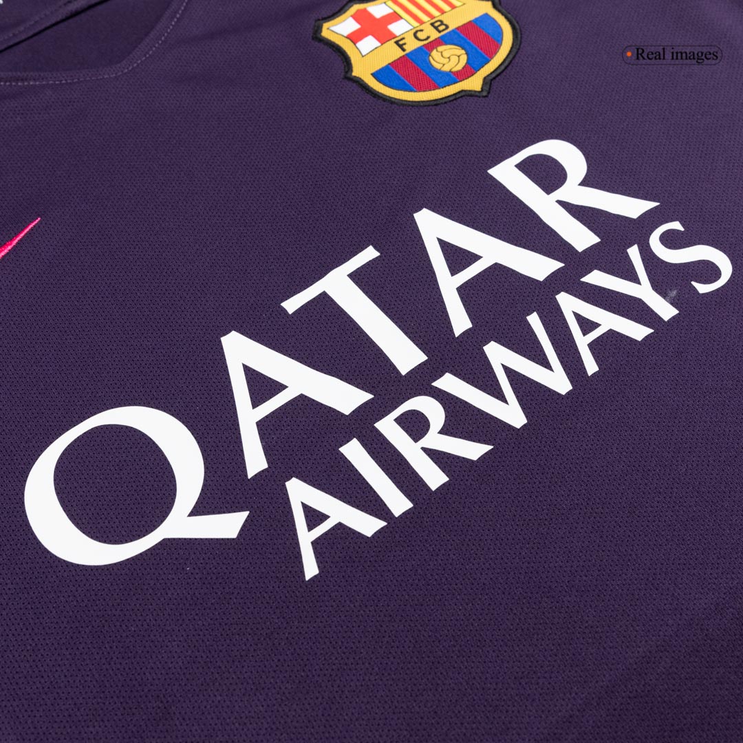 Tricouri Fotbal Vintage Barcelona Deplasare 2016/17