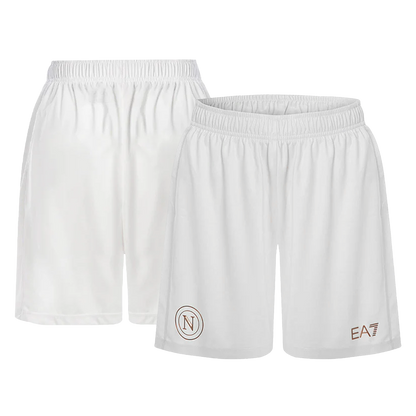 Pantalón Corto Napoli 2025/26 Segunda Equipación-Camisetas Pasion Shop