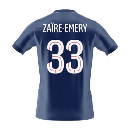 Camiseta ZAïRE EMERY #33 PSG 2025/26 Primera Equipación - Version Hincha - Calidad premium