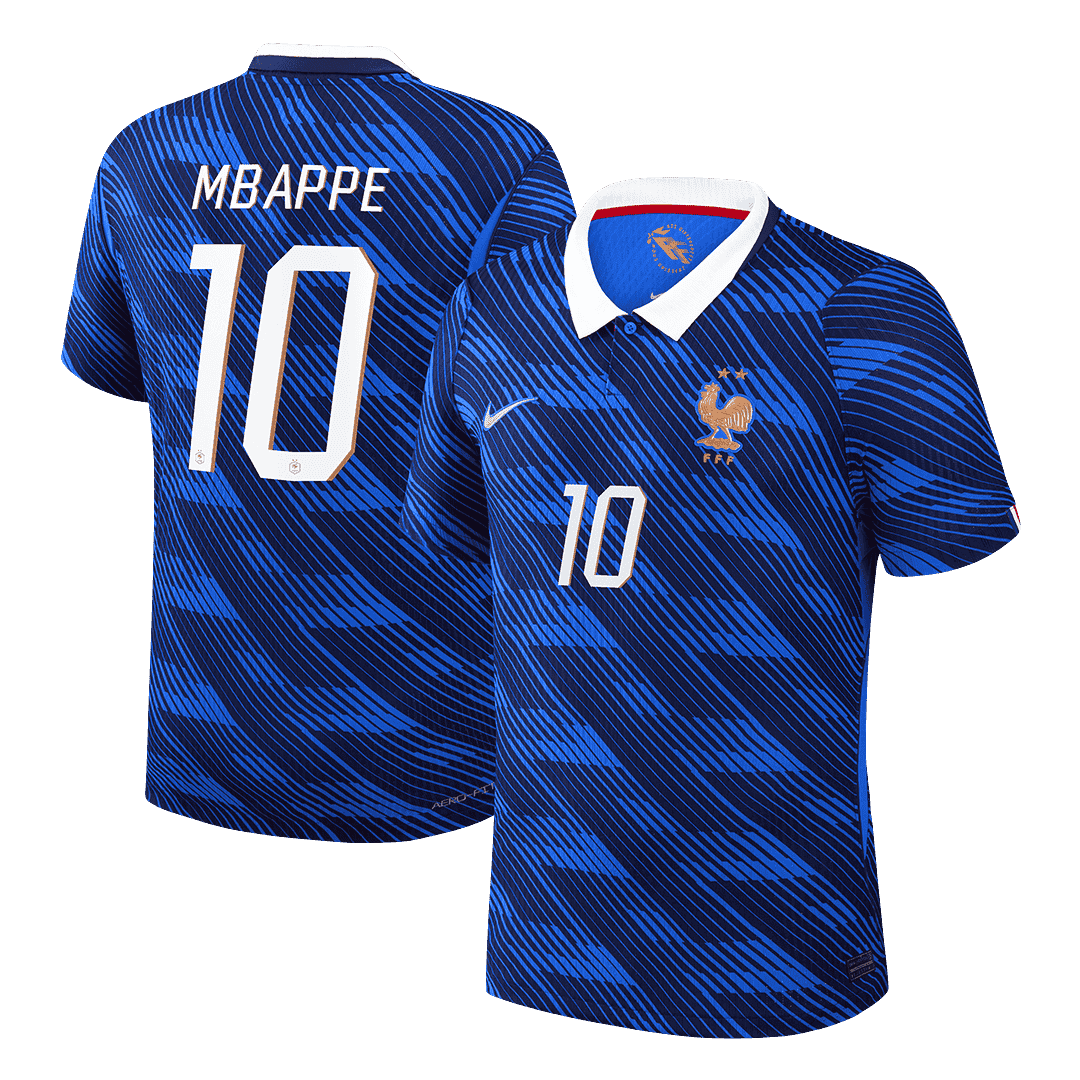 Camiseta Auténtica MBAPPE #10 France 2026 Primera Equipación Copa del Mundo - Version Jugador