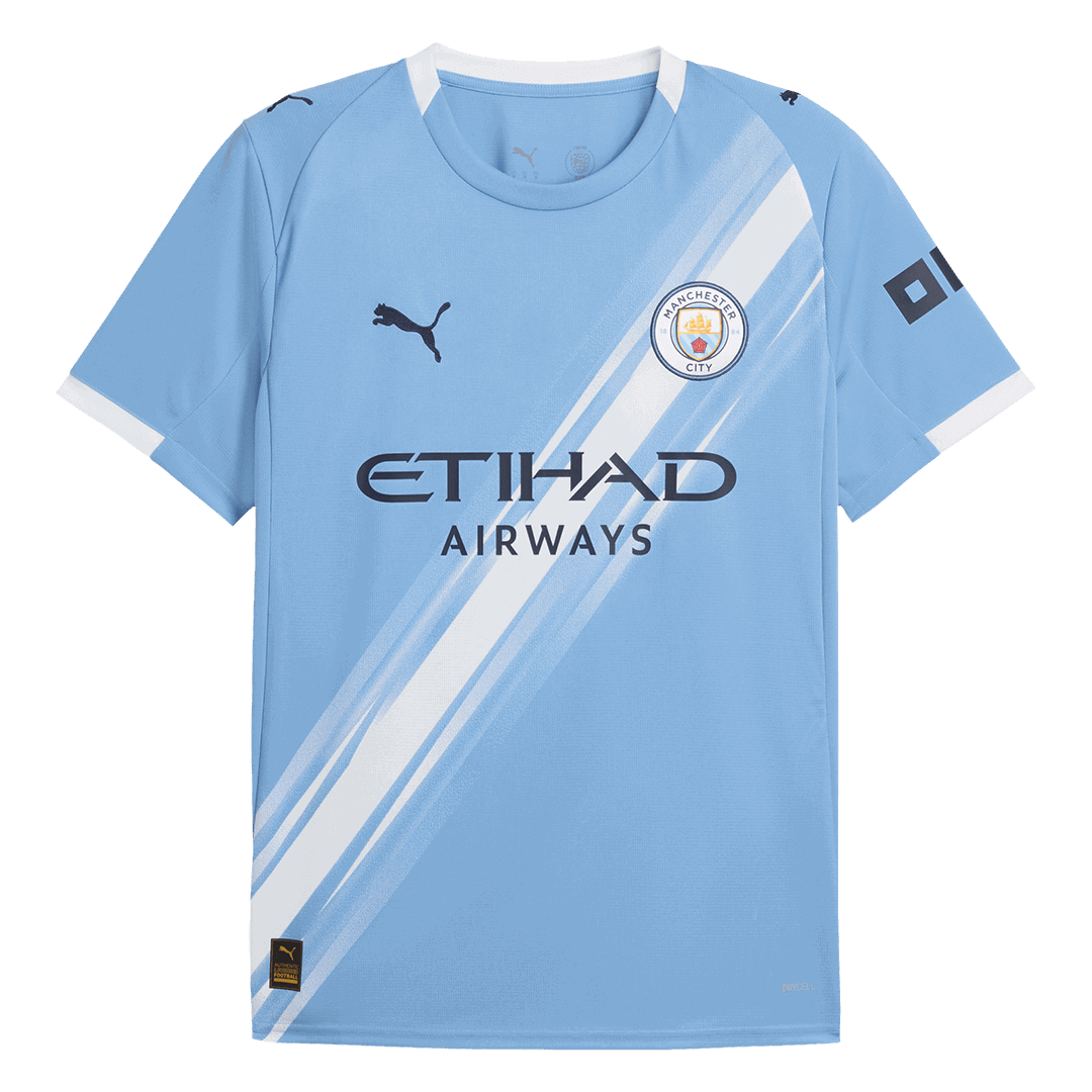 Camiseta HAALAND #9 Manchester City 2025/26 Primera Equipación-Versión Hincha