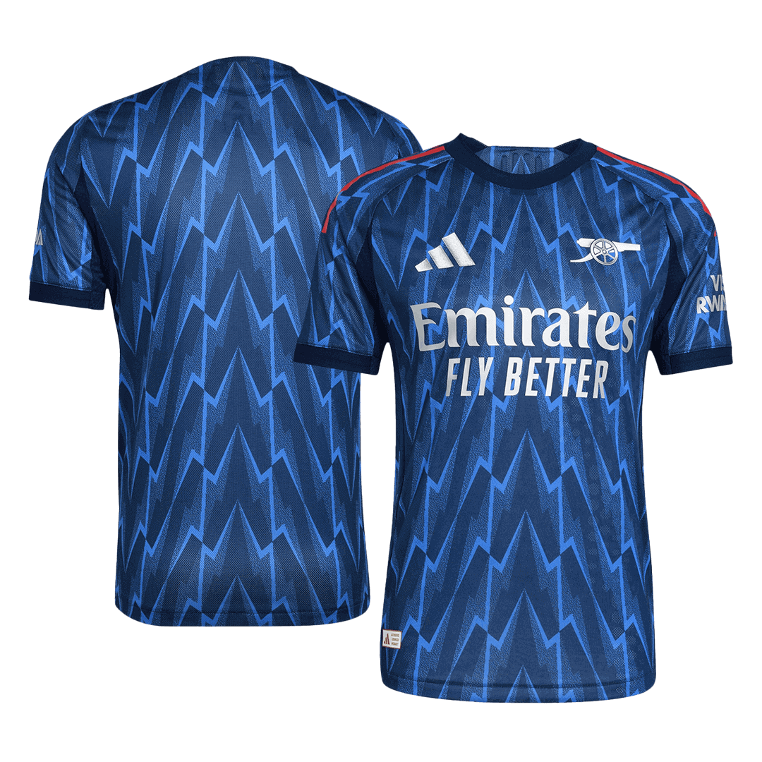 Camiseta Auténtica Arsenal 2025/26 Segunda Equipación-Versión Jugador-Camisetas Pasion Shop