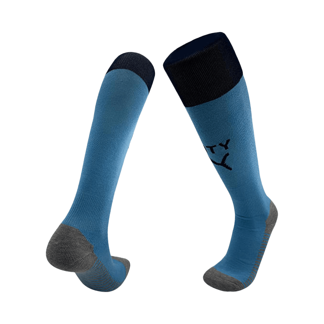Manchester City Primera Equipación Soccer Calcetines 2025/26