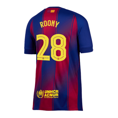 UCL Camiseta ROONY #28 Barcelona 2025/26 Primera Equipación - Version Hincha - Calidad premium