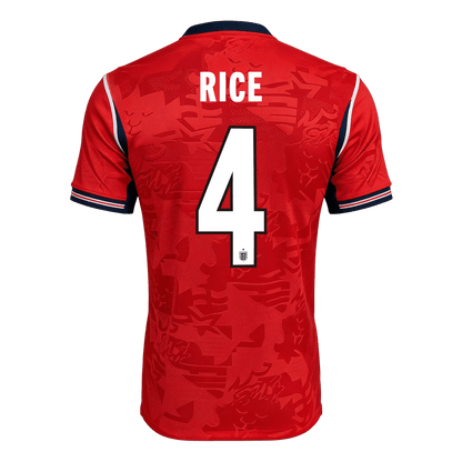 Camiseta Auténtica RICE #4 England 2026 Segunda Equipación Copa del Mundo - Version Jugador
