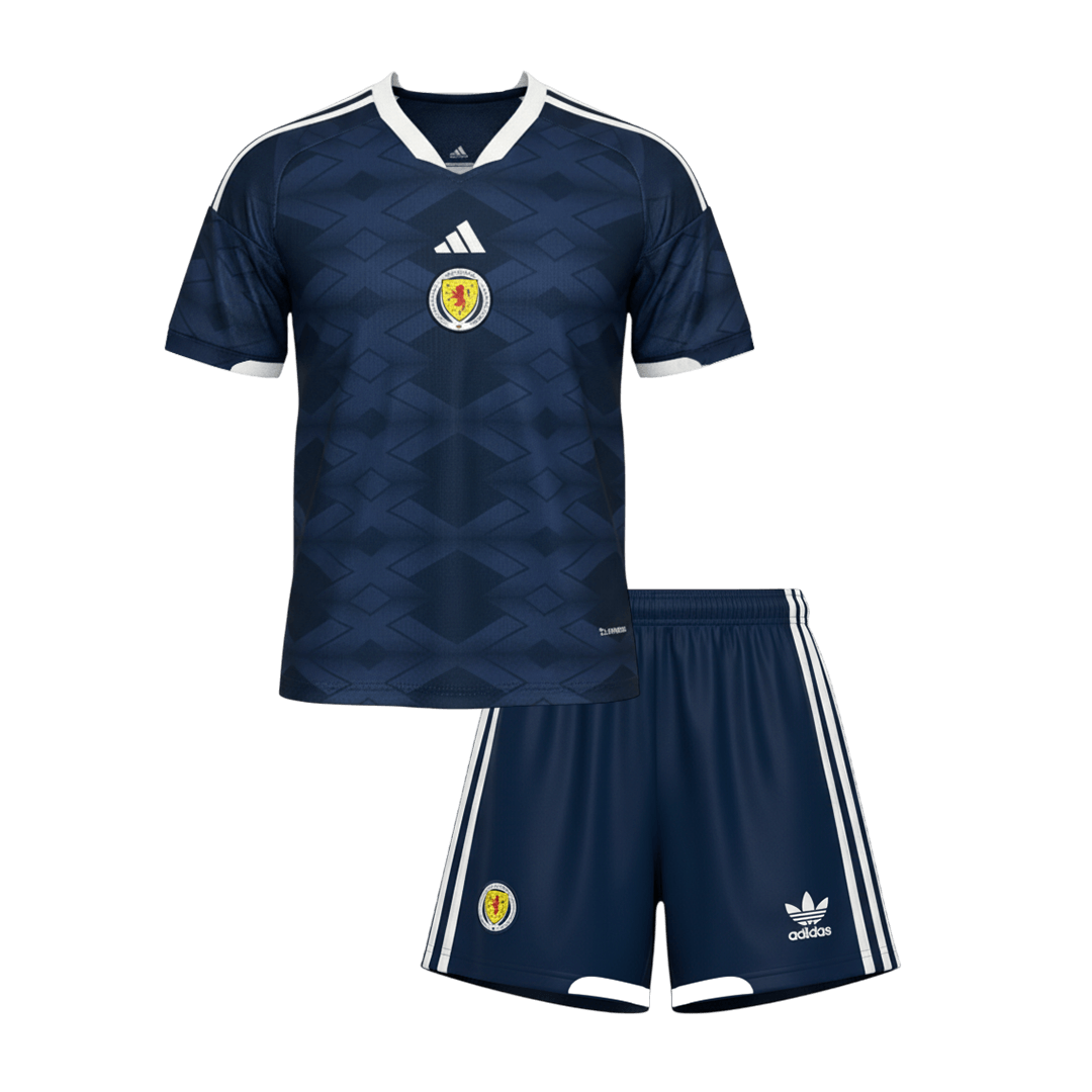 Conjunto Infantil Scotland 2026 Primera Equipación Copa del Mundo camiseta de fútbol