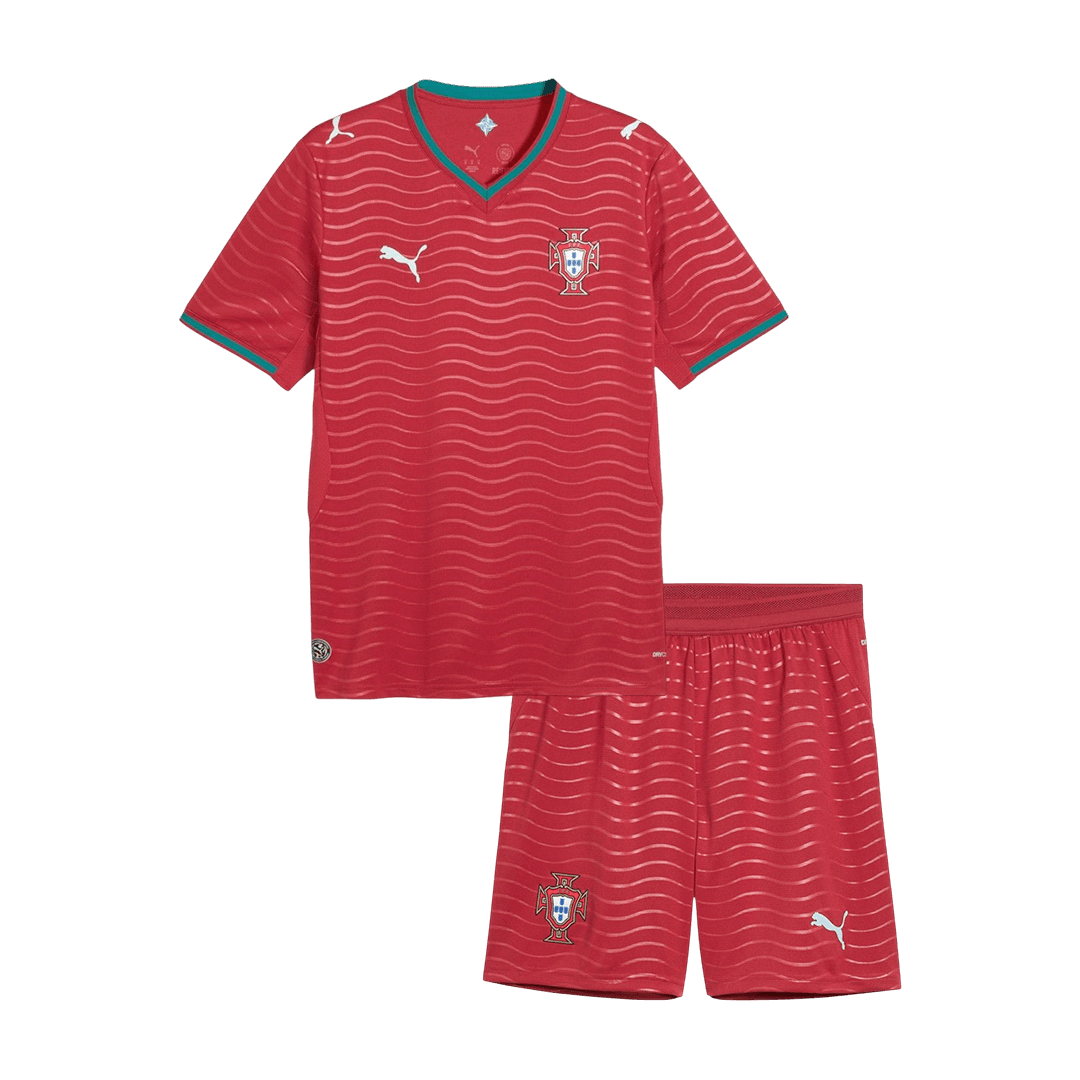 Set Tricouri Fotbal Portugalia Acasă 2026 Pentru Copii