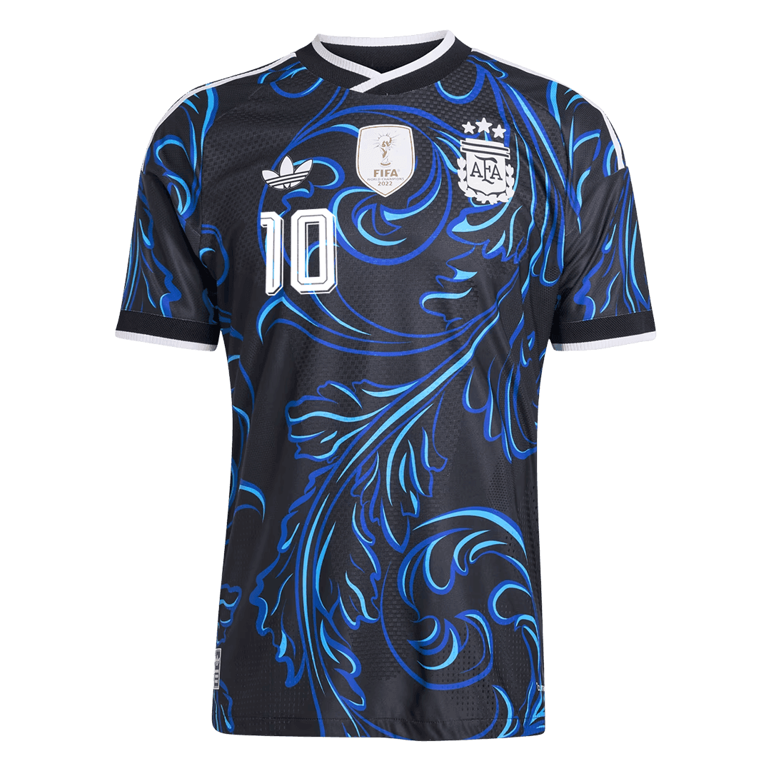 Camiseta Auténtica MESSI #10 Argentina 2026 Segunda Equipación Copa del Mundo - Version Jugador