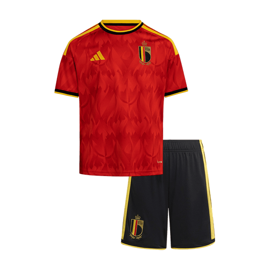 Conjunto Infantil Belgium Copa del Mundo 2026 Primera Equipación camiseta de fútbol