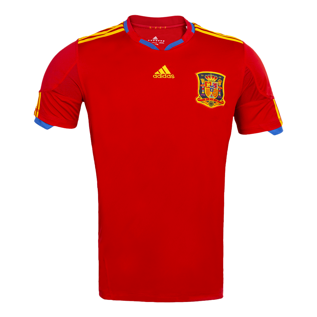 Retro 2010 SILVA #21 Spain Primera Equipación Copa del Mundo