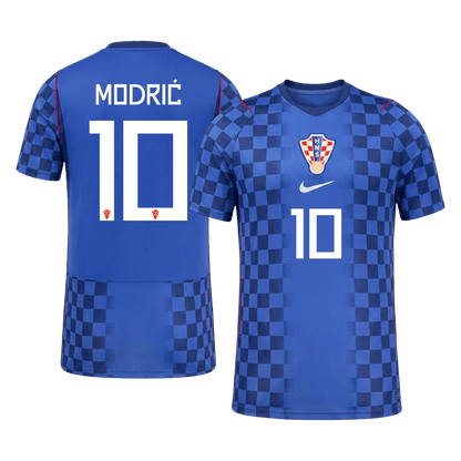 Camiseta Auténtica MODRIĆ #10 Croatia 2026 Segunda Equipación Copa del Mundo - Version Jugador
