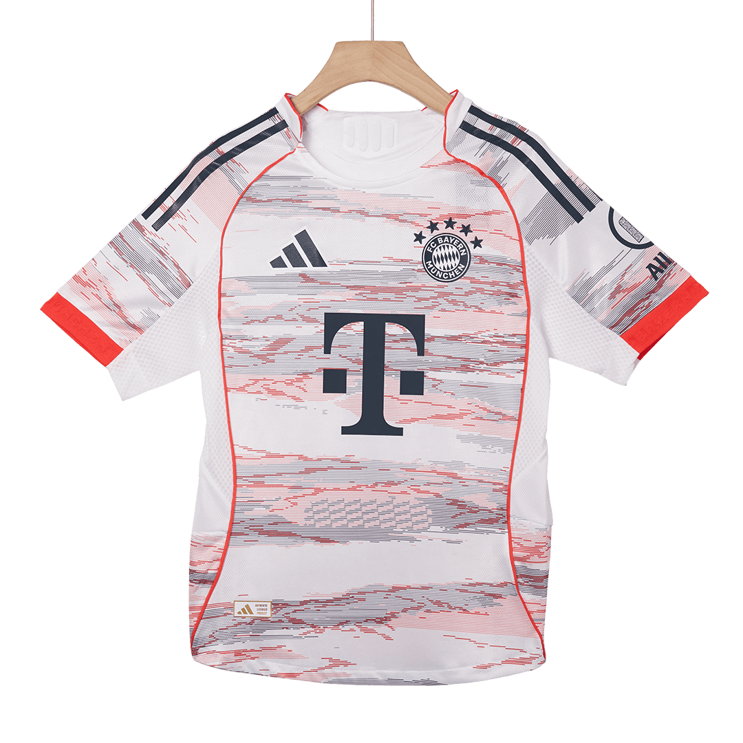 Camiseta Auténtica KANE #9 Bayern Munich 2025/26 Segunda Equipación-Versión Jugador-Camisetas Pasion Shop