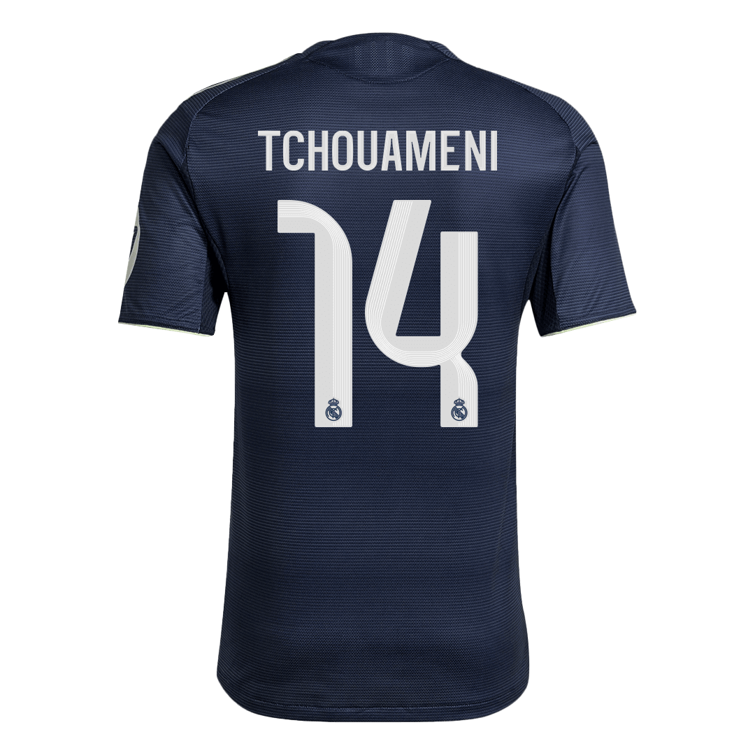 Camiseta Auténtica TCHOUAMENI #14 Real Madrid 2025/26 Segunda Equipación - Version Jugador