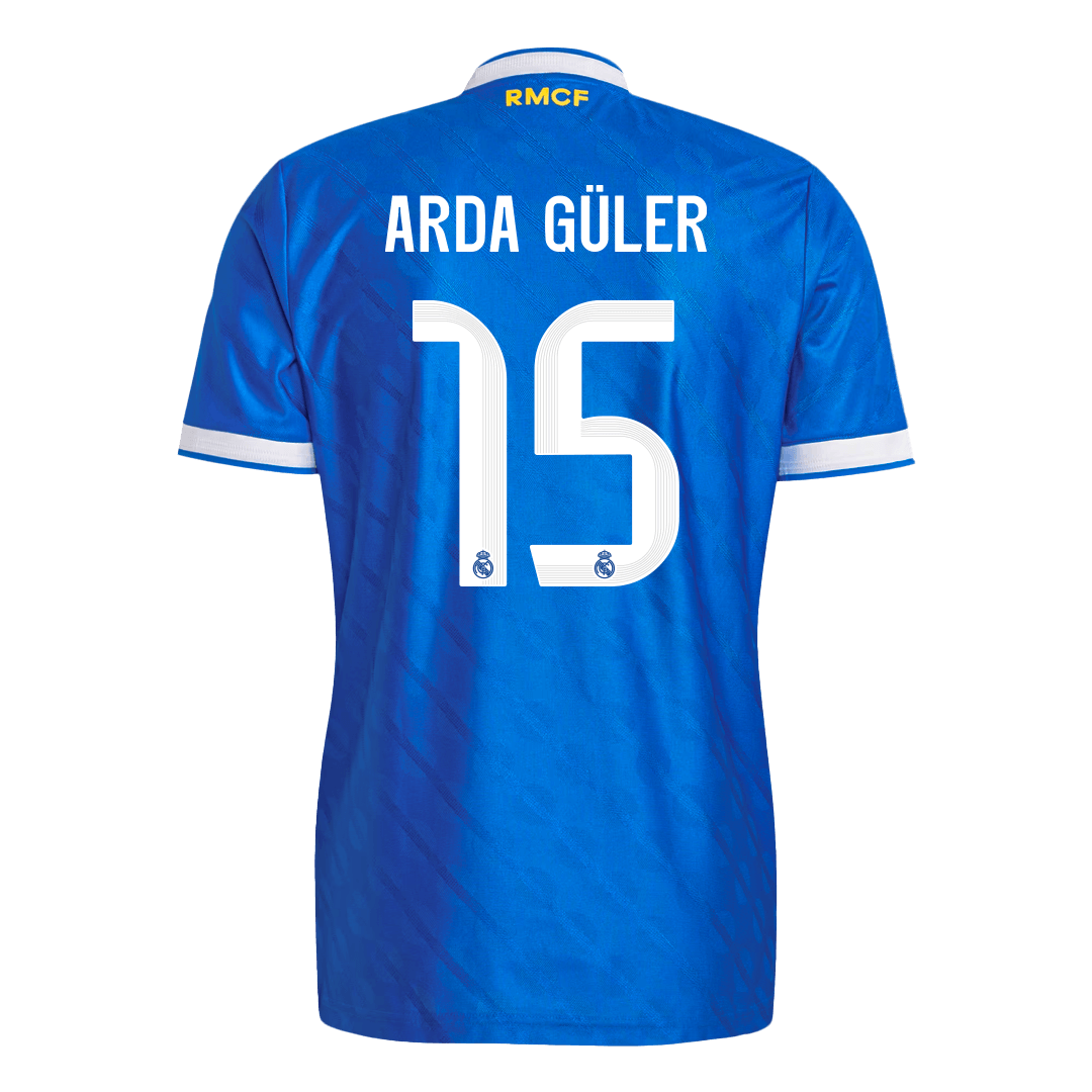 Camiseta Auténtica ARDA GÜLER #15 Real Madrid 2025/26 Tercera Equipación - Version Jugador