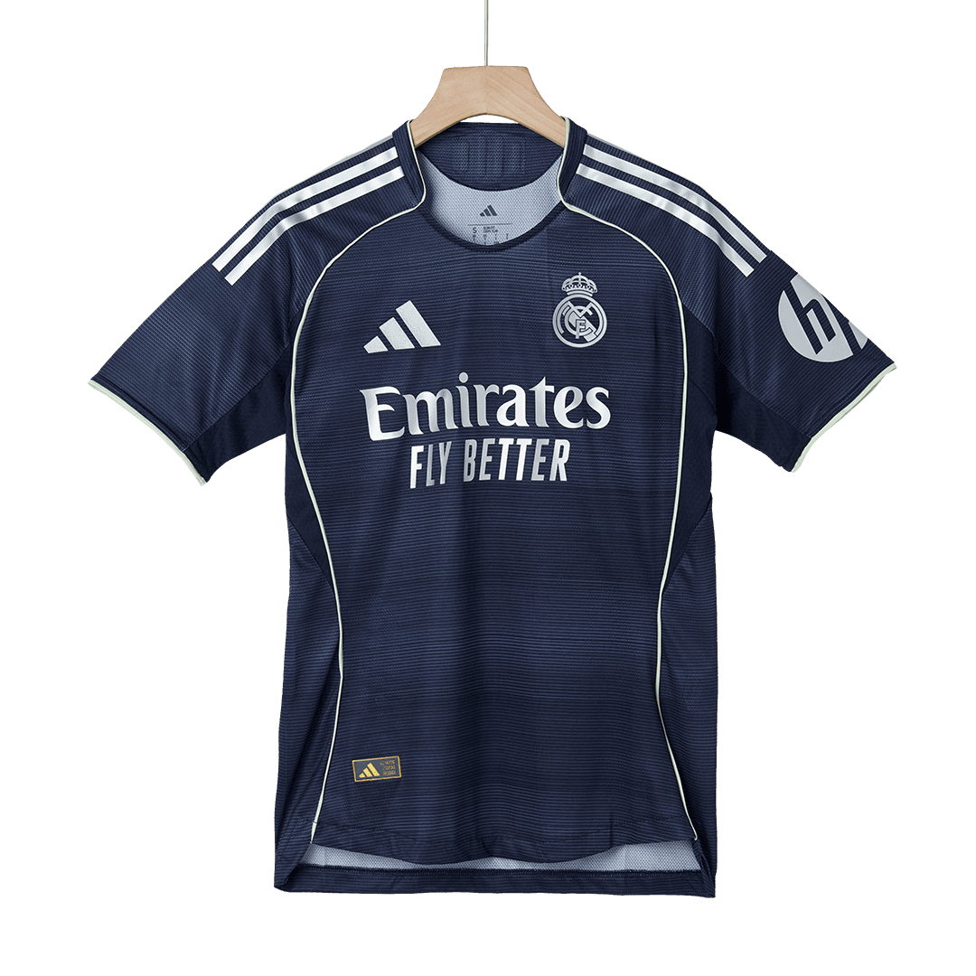 Camiseta Auténtica BELLINGHAM #5 Real Madrid 2025/26 Segunda Equipación-Versión Jugador