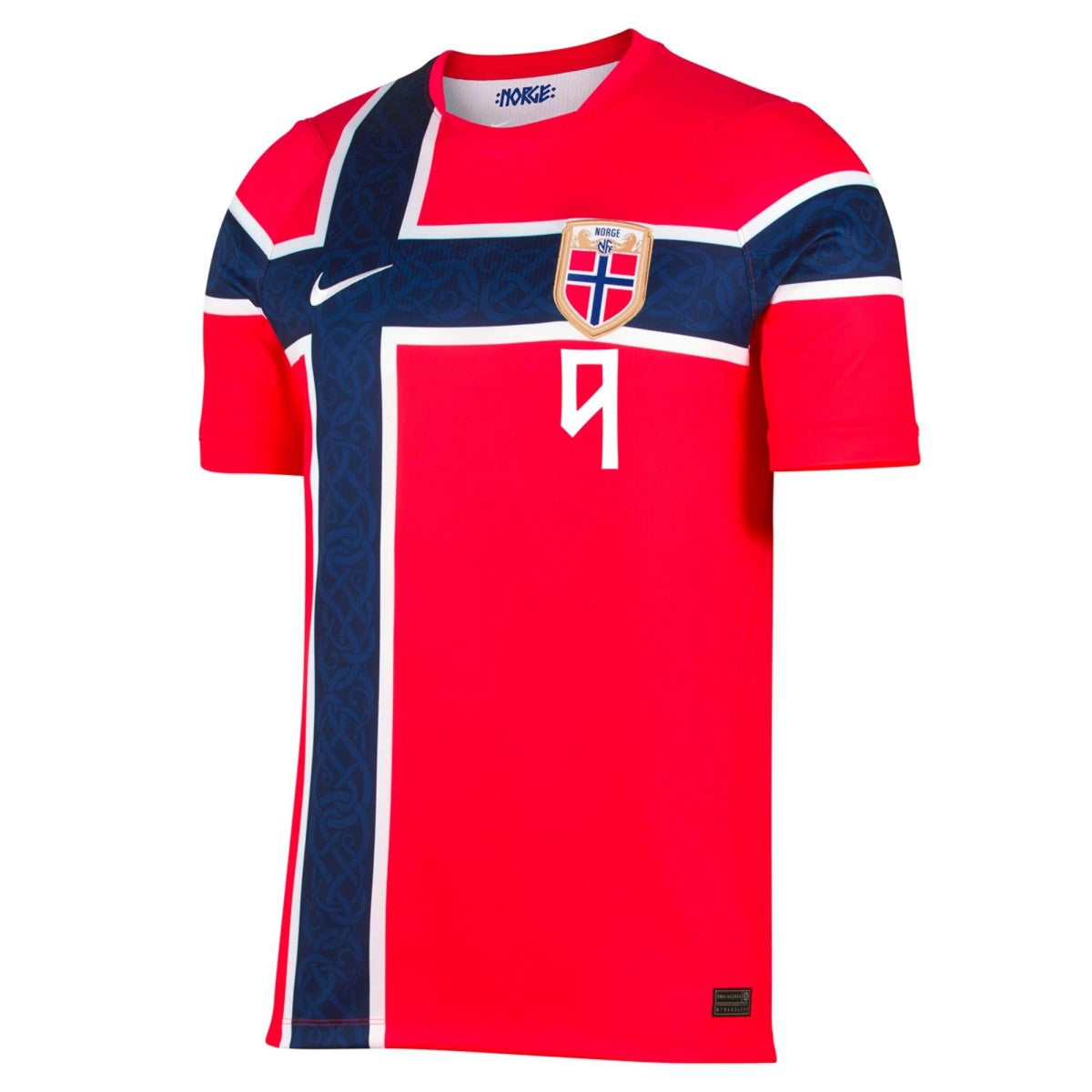 Camiseta BRAUT HAALAND #9 Norway 2026 Primera Equipación Copa del Mundo - Versión Hincha