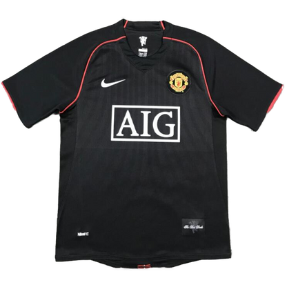 Tricouri Fotbal Vintage Manchester United ROONEY #10 Deplasare 2007/08