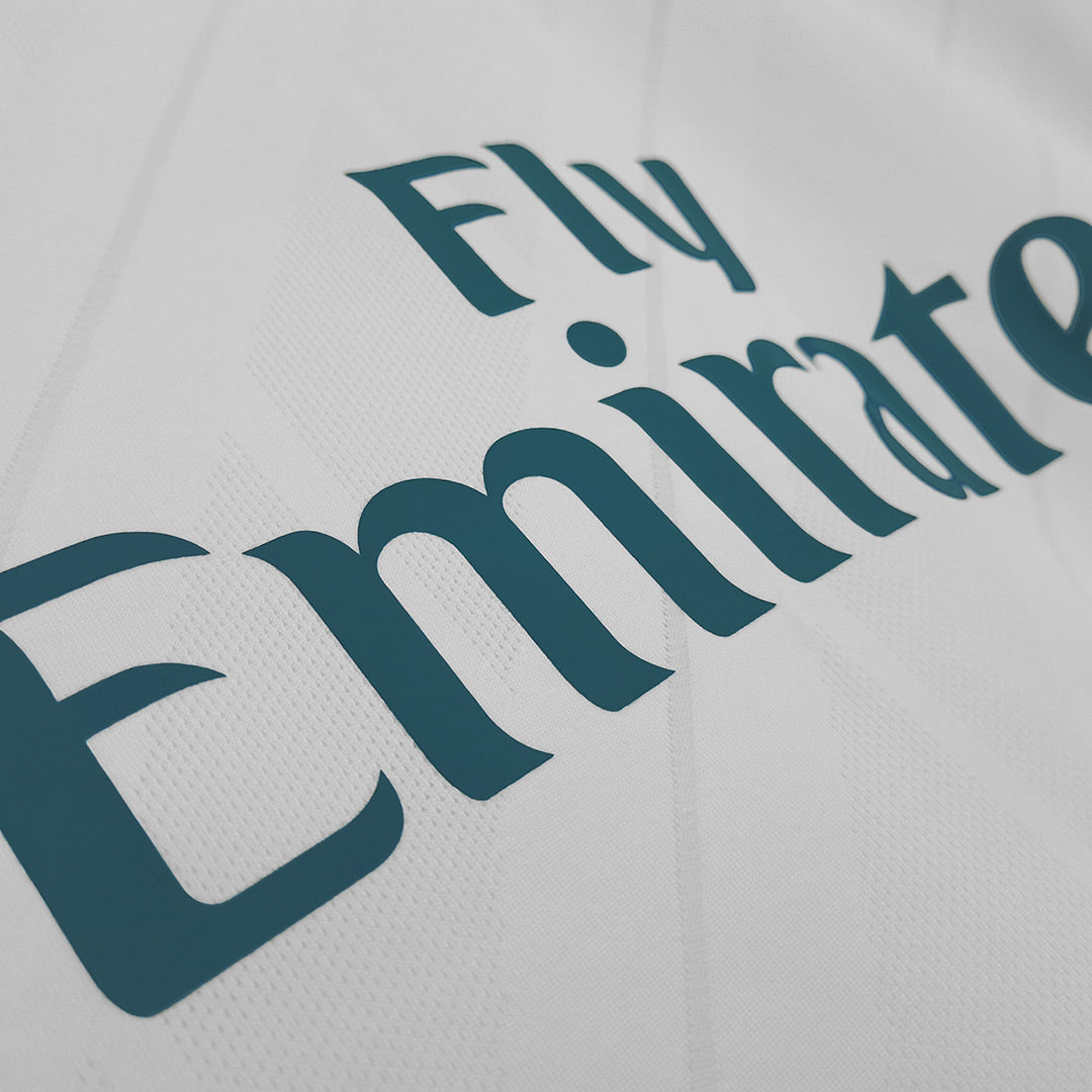 Camiseta Retro 2017/18 BENZEMA #9 Real Madrid Primera Equipación Manga Larga