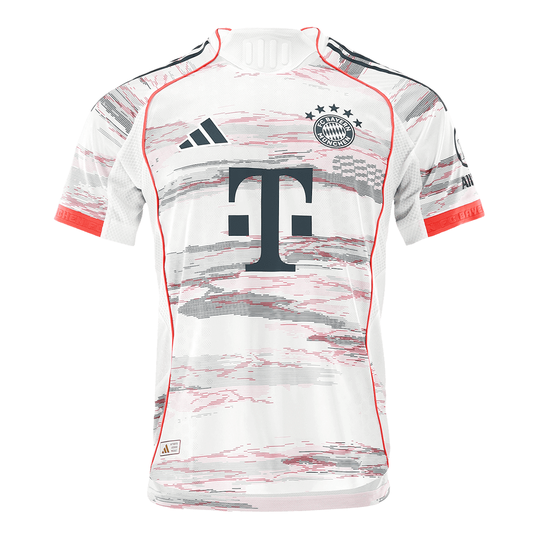 Camiseta Auténtica UPAMECANO #2 Bayern Munich 2025/26 Segunda Equipación - Version Jugador