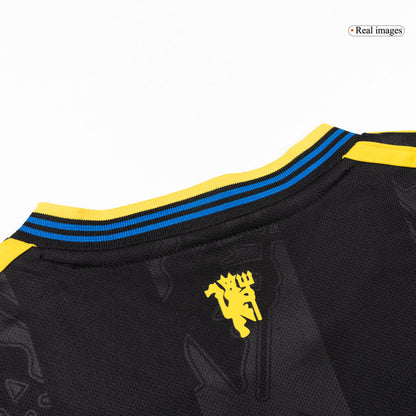 Conjunto Infantil Completo Manchester United 2025/26 Tercera Equipación