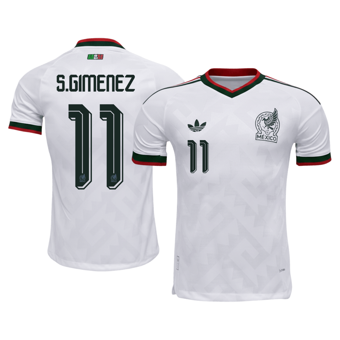 Camiseta Auténtica S.GIMENEZ #11 Mexico 2026 Segunda Equipación Copa del Mundo - Version Jugador