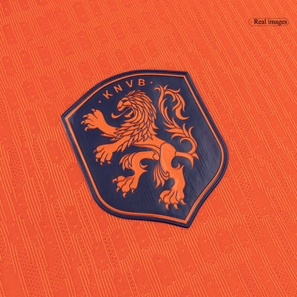 Camiseta Auténtica VIRGIL #4 Netherlands 2026 Primera Equipación Copa del Mundo - Version Jugador